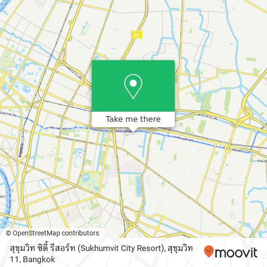 สุขุมวิท ซิตี้ รีสอร์ท (Sukhumvit City Resort), สุขุมวิท 11 map