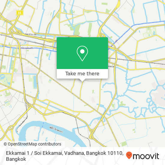 Ekkamai 1 / Soi Ekkamai, Vadhana, Bangkok 10110 map