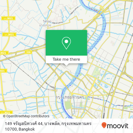 149 จรัญสนิทวงศ์ 44, บางพลัด, กรุงเทพมหานคร 10700 map