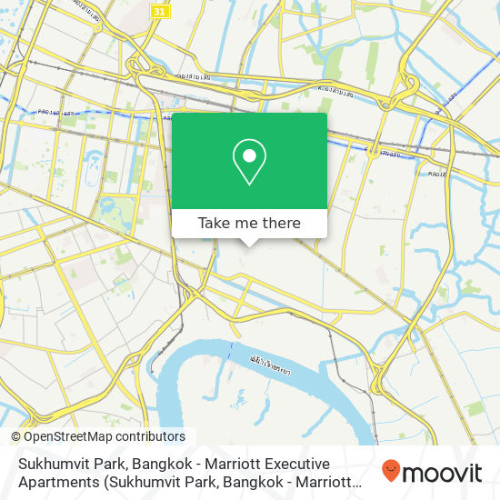 Sukhumvit Park, Bangkok - Marriott Executive Apartments map