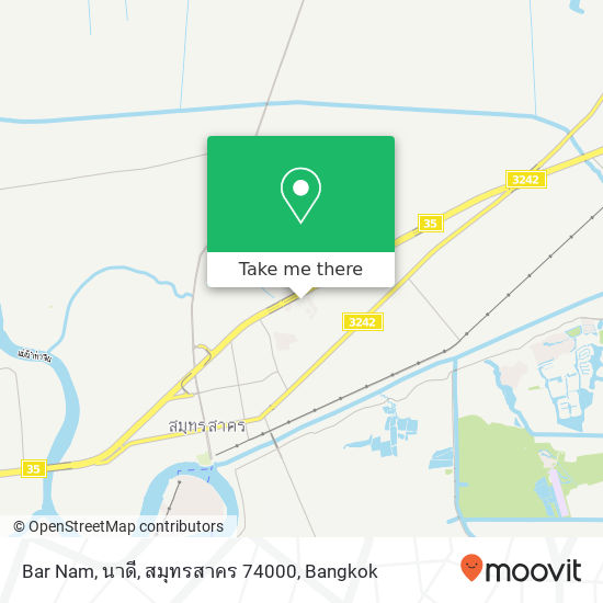 Bar Nam, นาดี, สมุทรสาคร 74000 map