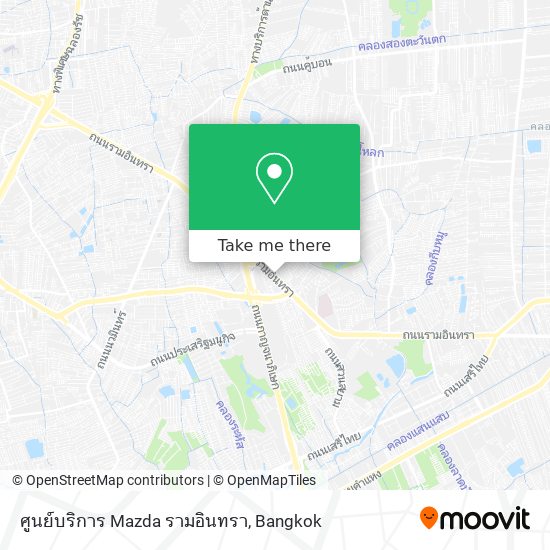 ศูนย์บริการ Mazda รามอินทรา map