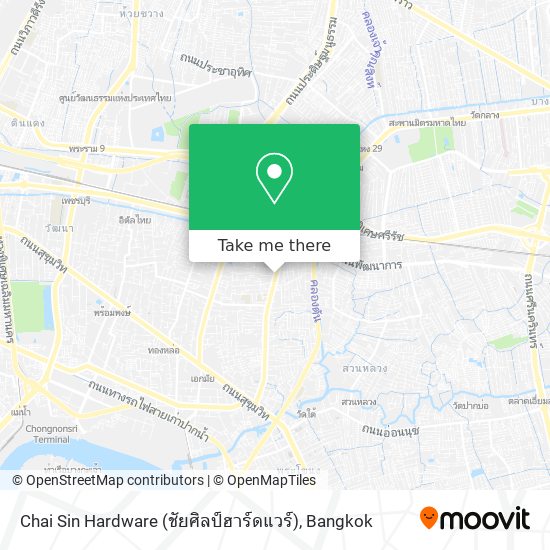 Chai Sin Hardware (ชัยศิลป์ฮาร์ดแวร์) map