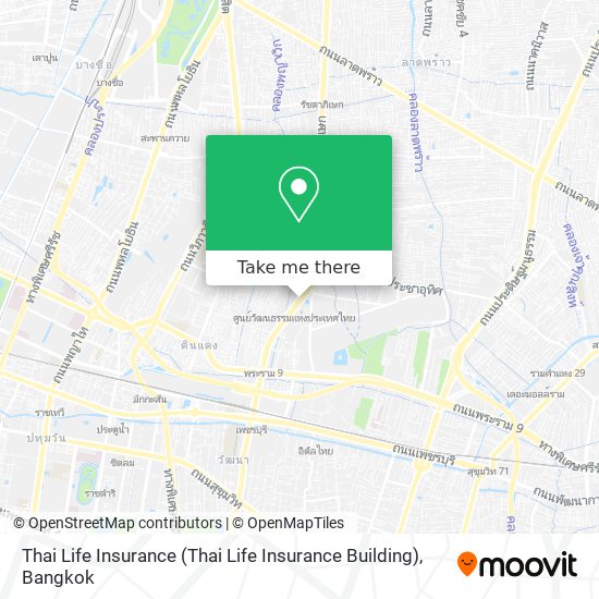 Thai Life Insurance map