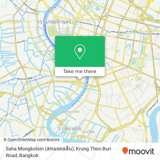 Saha Mongkolsin (สหมงคลสิน), Krung Thon Buri Road map