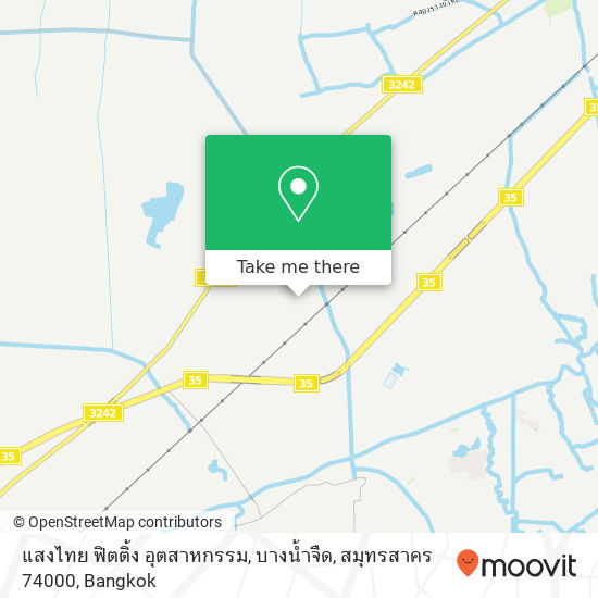 แสงไทย ฟิตติ้ง อุตสาหกรรม, บางน้ำจืด, สมุทรสาคร 74000 map