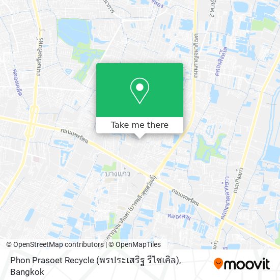 Phon Prasoet Recycle (พรประเสริฐ รีไซเคิล) map