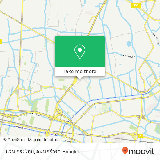 แว่น กรุงไทย, ถนนศรีวรา map