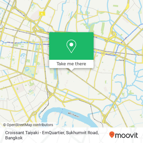 Croissant Taiyaki - EmQuartier, Sukhumvit Road map
