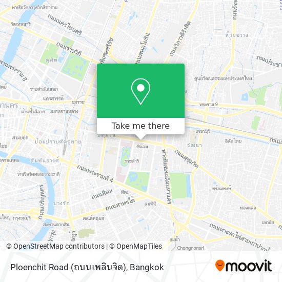 Ploenchit Road (ถนนเพลินจิต) map