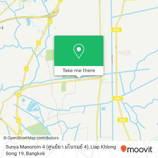 Sunya Manorom 4 (ศูนย์ยา มโนรมย์ 4), Liap Khlong Song 19 map