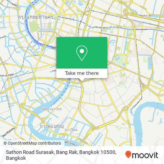 Sathon Road Surasak, Bang Rak, Bangkok 10500 map