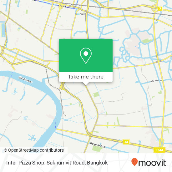 Inter Pizza Shop, Sukhumvit Road map