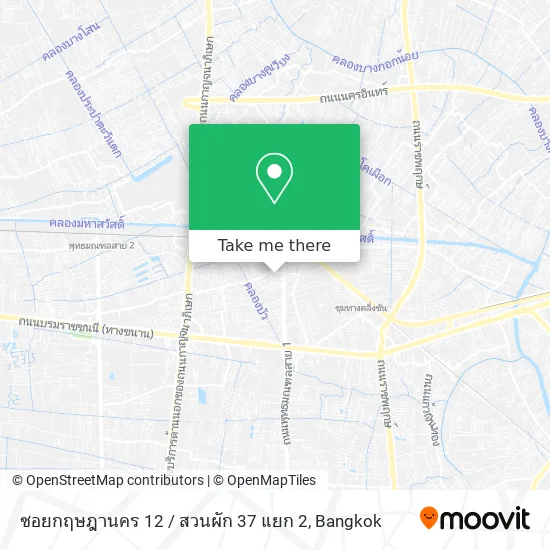 ซอยกฤษฎานคร 12 / สวนผัก 37 แยก 2 map