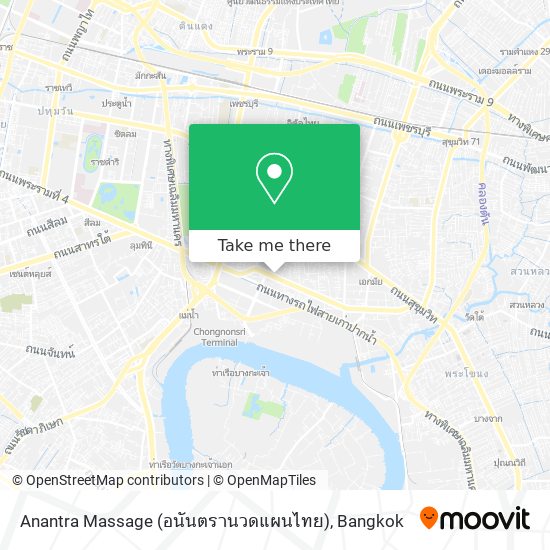 Anantra Massage (อนันตรานวดแผนไทย) map