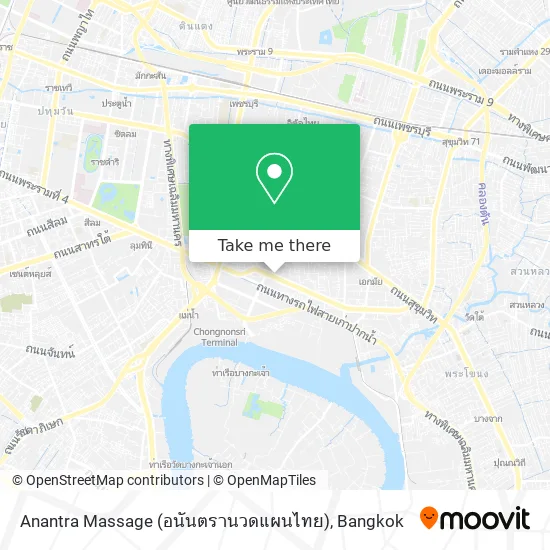 Anantra Massage (อนันตรานวดแผนไทย) map