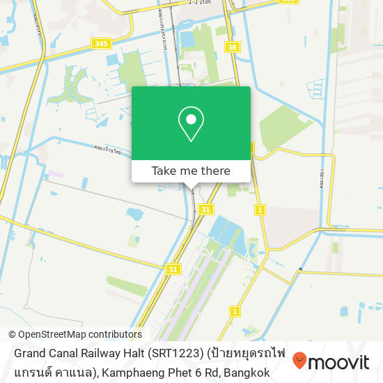 Grand Canal Railway Halt (SRT1223) (ป้ายหยุดรถไฟแกรนด์ คาแนล), Kamphaeng Phet 6 Rd map