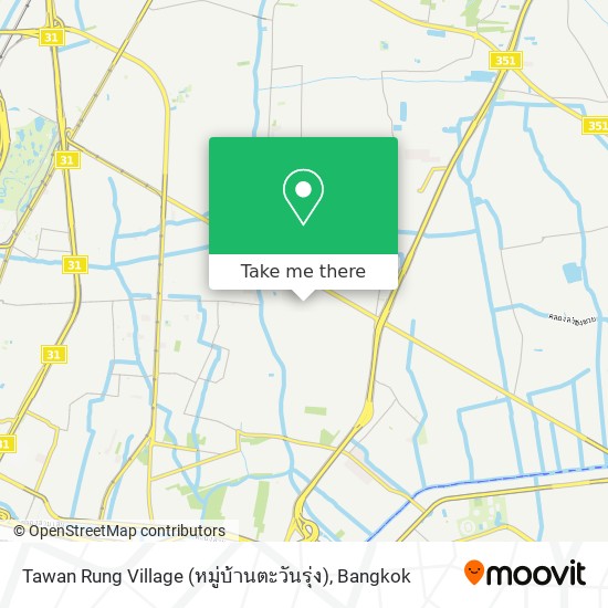Tawan Rung Village (หมู่บ้านตะวันรุ่ง) map