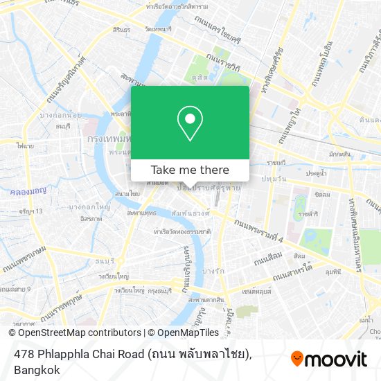 478 Phlapphla Chai Road (ถนน พลับพลาไชย) map