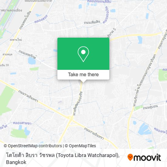 โตโยต้า ลิบรา วัชรพล (Toyota Libra Watcharapol) map