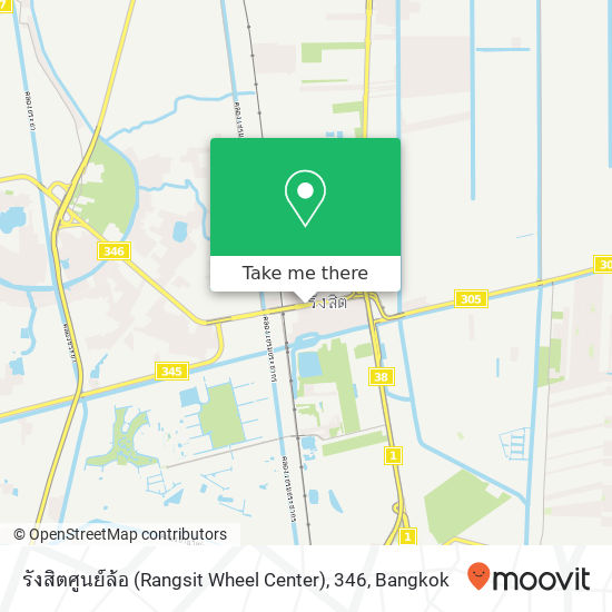 รังสิตศูนย์ล้อ (Rangsit Wheel Center), 346 map