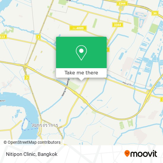 Nitipon Clinic map