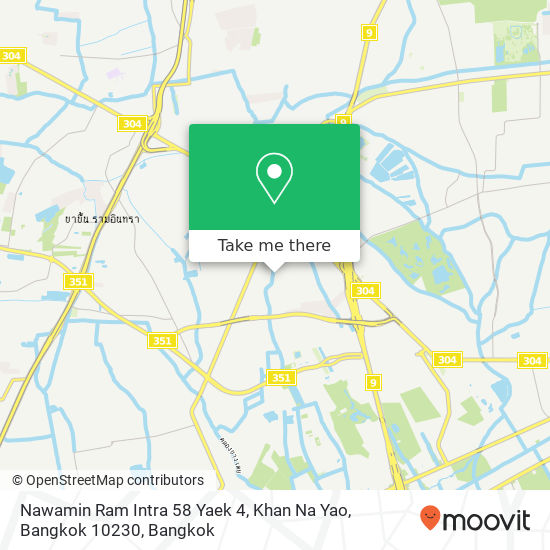 Nawamin Ram Intra 58 Yaek 4, Khan Na Yao, Bangkok 10230 map