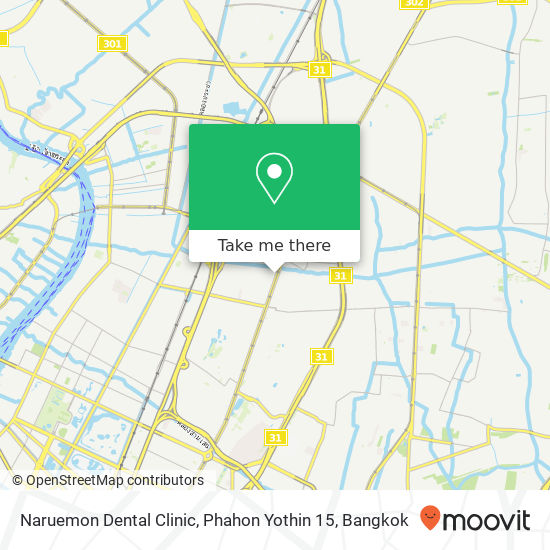 Naruemon Dental Clinic, Phahon Yothin 15 map