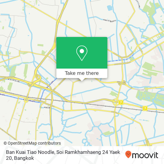 Ban Kuai Tiao Noodle, Soi Ramkhamhaeng 24 Yaek 20 map