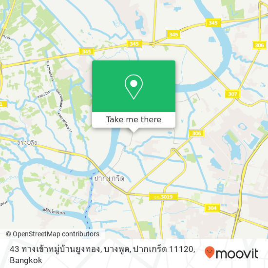 43 ทางเข้าหมู่บ้านยูงทอง, บางพูด, ปากเกร็ด 11120 map