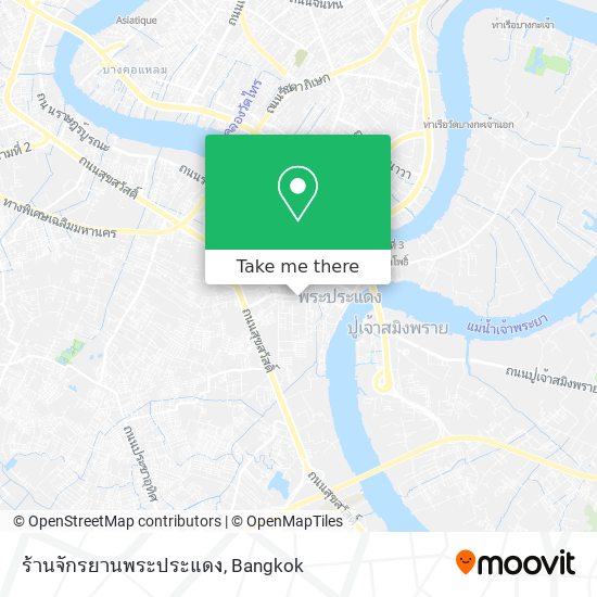 ร้านจักรยานพระประแดง map