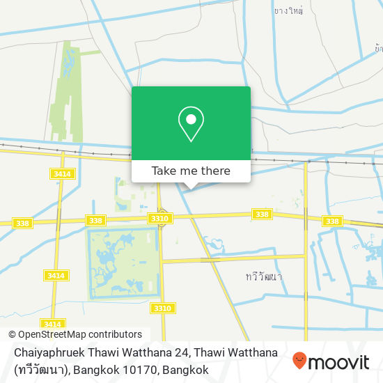 Chaiyaphruek Thawi Watthana 24, Thawi Watthana (ทวีวัฒนา), Bangkok 10170 map