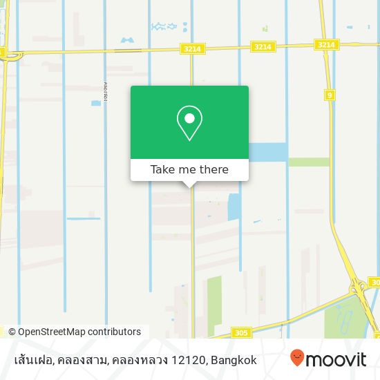 เส้นเฝอ, คลองสาม, คลองหลวง 12120 map