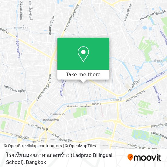 โรงเรียนสองภาษาลาดพร้าว (Ladprao Bilingual School) map