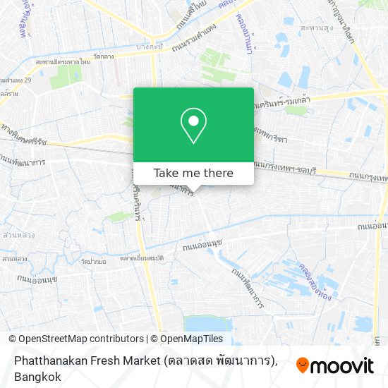 Phatthanakan Fresh Market (ตลาดสด พัฒนาการ) map