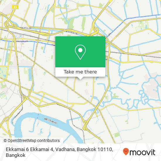 Ekkamai 6 Ekkamai 4, Vadhana, Bangkok 10110 map