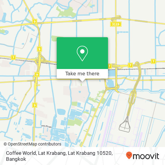 Coffee World, Lat Krabang, Lat Krabang 10520 map