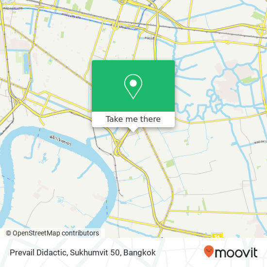 Prevail Didactic, Sukhumvit 50 map