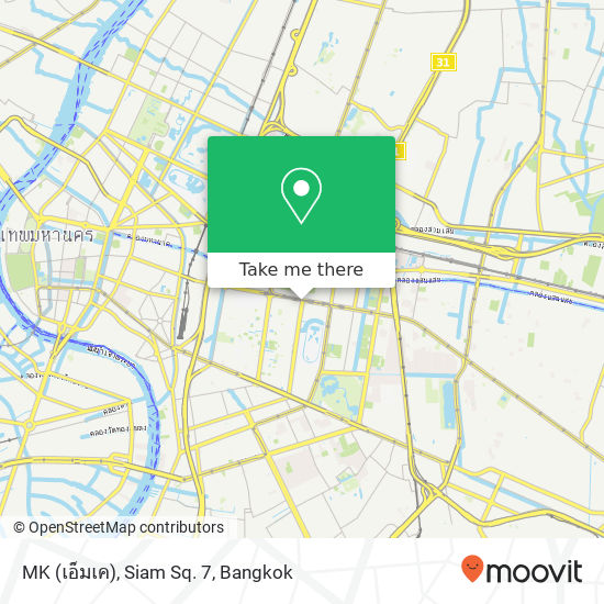 MK (เอ็มเค), Siam Sq. 7 map