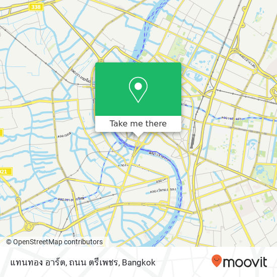 แทนทอง อาร์ต, ถนน ตรีเพชร map