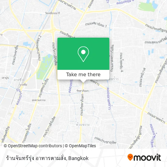 ร้านจันทร์รุ่ง อาหารตามสั่ง map