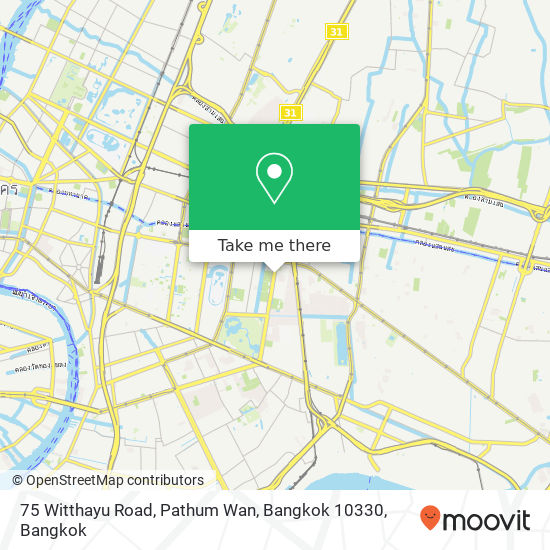 75 Witthayu Road, Pathum Wan, Bangkok 10330 map
