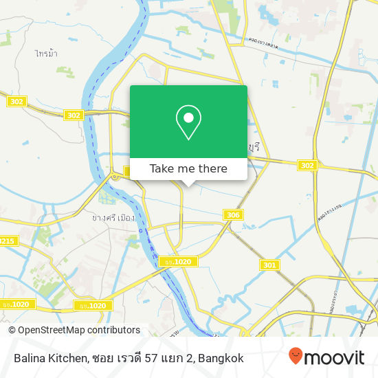 Balina Kitchen, ซอย เรวดี 57 แยก 2 map