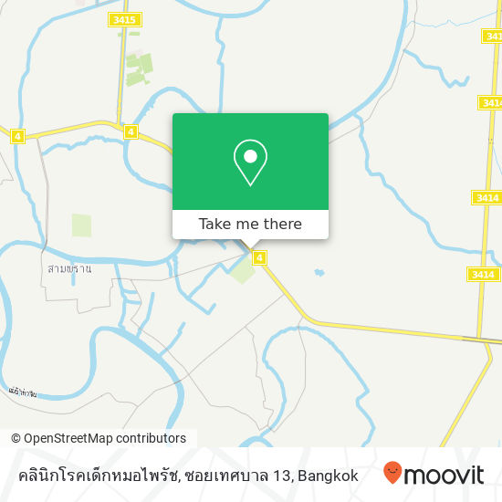 คลินิกโรคเด็กหมอไพรัช, ซอยเทศบาล 13 map