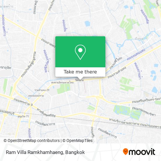 Ram Villa Ramkhamhaeng map