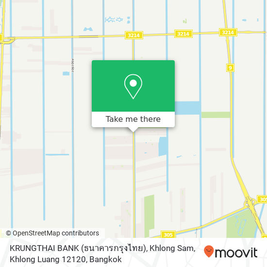 KRUNGTHAI BANK (ธนาคารกรุงไทย), Khlong Sam, Khlong Luang 12120 map