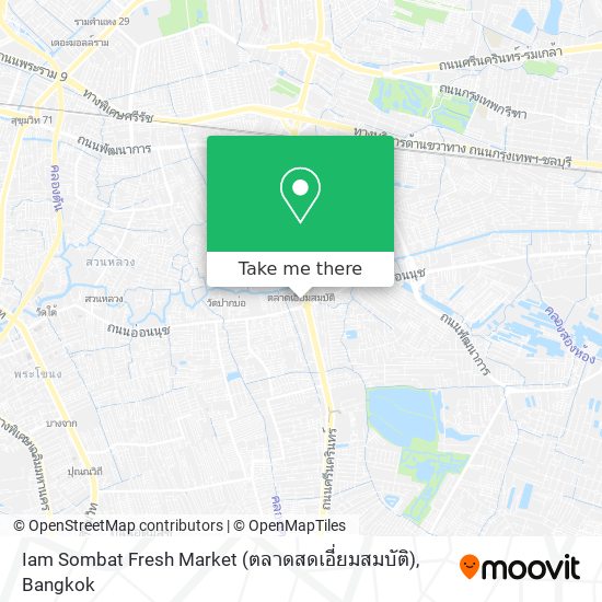 Iam Sombat Fresh Market (ตลาดสดเอี่ยมสมบัติ) map