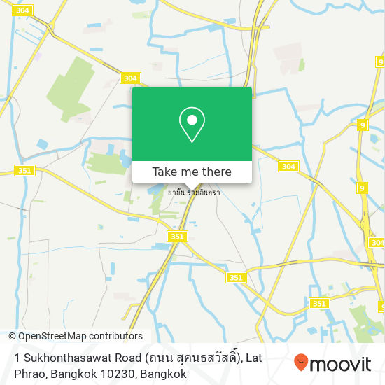 1 Sukhonthasawat Road (ถนน สุคนธสวัสดิ์), Lat Phrao, Bangkok 10230 map