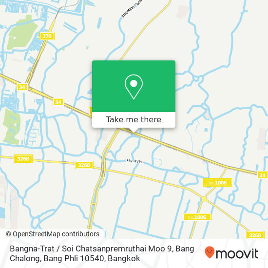 Bangna-Trat / Soi Chatsanpremruthai Moo 9, Bang Chalong, Bang Phli 10540 map