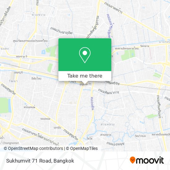 Sukhumvit 71 Road map